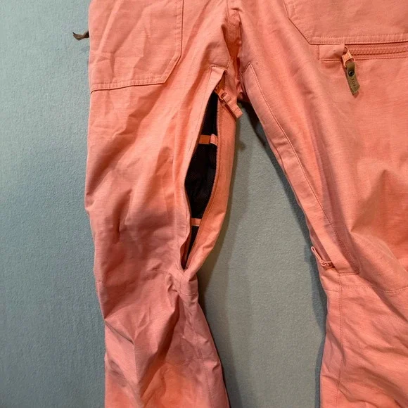 Roxy Backyard Snowboard Ski Pants Coral Women Size S - Picture 5 of 15